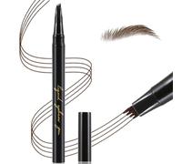 Apooliy Lápiz Líquido para Cejas, Lápiz de Cejas Microblading Impermeable,Gel para Cejas Micro 4 Puntos,Larga Duración,Crea Cejas de Aspecto Natural sin Esfuerzo