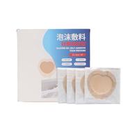 Apósito Adhesivo de Espuma de Silicona con Borde, 4 piezas 18 x 18 Cm, Para el tratamiento de heridas crónicas y agudas, Vendajes Adhesivos para Heridas, Apósito Hidrocoloide Estéril para ancianos