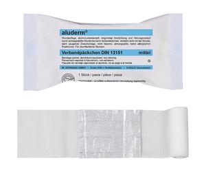 Apósito aluderm® contenido conforme a DIN 13151, a partir de 20 unid.