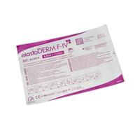 Apósito cánula de película de poliuretano fino y elástico, con marco con incisión en U, autoadhesivo, estéril 8,5 cm x 11,5 cm - Caja de 100 piezas