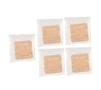 Apósito de Espuma de Silicona con Borde, 5 Uds. Apositos Adhesivos Impermeables Apósitos para Heridas Altamente Absorbente Tiritas Cicatrizantes Para el Cuidado de Heridas Cutáne