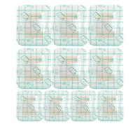 Apósito de película transparente - Cinta elástica de apósito adhesivo de PU | 10 piezas de vendajes para heridas de ducha | Vendas adhesivas transparentes para parches | Vendaje para el cuidado poster
