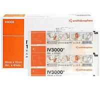 Apósito Estéril Transparente, IV3000 Parche De Venoso PICC A Prueba De Agua,Cinta Médica para Vendaje De Heridas,Parches para La Piel,Vendaje De Fijación Elástica,10X12cm 5 Pieces