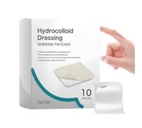 Apósito para Heridas 10 Parches Hidrocoloides para Cuidado de Cicatrices | Parche Transparente para Heridas para Diario Hogar Ducha Apartamento Dormitorio Clínica