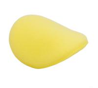 Apósito para neumáticos - Aplicador de esponja de cera densa de poros finos para pulir espuma reutilizable de 100 mm x 6 mm esponja amarilla para coche (paquete de 1)