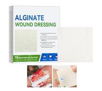 Apósitos - 15,98x2,49x14,48 cm pack de 10 no adherente - Compresas para Cuidado de Heridas - uso en Cortes, Raspaduras, Abrasiones, Laceraciones, Quemaduras, en