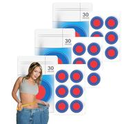Apósitos adelgazantes, 30 unidades, parches de berberina, tiritas para el equilibrio metabólico, suaves y agradables para la piel para todos los tipos de cuerpo (3 set)