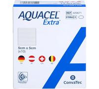 Apósitos Aquacel Extra de 5 cm x 5 cm (10 unidades)