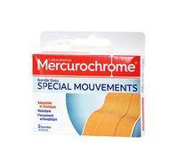 Apósitos de Mercurochrome banda caja de 10 x 6 cm estructura de movimientos especiales de 5