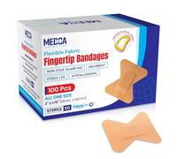 Apósitos flexibles para las puntas de los dedos y para evitar la infección de las heridas (caja de 100)