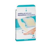 Apósitos hidrocoloides adhesivos para ampollas y rozaduras surtidos Caja 6 ud.