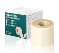 Apósitos Hidrocoloides Rollo 5cm x 5m, Cinta Hidrocoloide Húmeda Flexible, Apósito Adhesivo Impermeable Para Heridas, Vendaje Hidrocoloide Para Abrasiones, Ampollas, Heridas Postoperatorias, Quemar