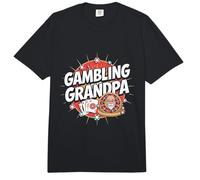 Apostando Abuelo Divertido Casino Jugador Comfort Colors Adult Heavyweight T-Shirt