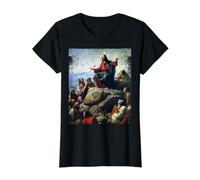 Apóstol Discípulo Jesucristo Biblia Camiseta gráfica económica, Mujer, Negro, XS