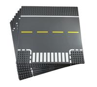 Apostrophe Games Bloques De Construcción Placas Base Clásica Compatibles con Todas Las Principales Marcas (Paquete de 8 (Carreteras))