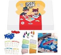 Apostrophe Games CREA Tu Propio Juego de Mesa Opoly (Caja en Blanco, Tablero y Accesorios)