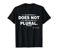 Apostrophe Gramática Broma Reglas plurales para Profesores de inglés Camiseta gráfica económica
