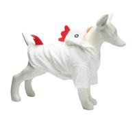 apott Disfraz de perro de pollo con capucha para Halloween, para Acción de Gracias, pijama para mascotas, abrigo para perros grandes, gatos, talla XL