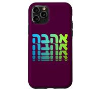 Apoya a Israel Ahava Amor Hebreo Judío Fe Nación Carcasa para iPhone 11 Pro