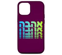 Apoya a Israel Ahava Amor Hebreo Judío Fe Nación Carcasa para iPhone 12/12 Pro