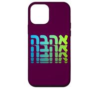 Apoya a Israel Ahava Amor Hebreo Judío Fe Nación Carcasa para iPhone 12 mini