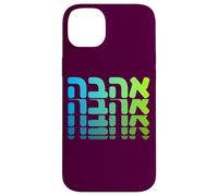 Apoya a Israel Ahava Amor Hebreo Judío Fe Nación Carcasa para iPhone 14 Plus