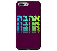 Apoya a Israel Ahava Amor Hebreo Judío Fe Nación Carcasa para iPhone 7 Plus/8 Plus