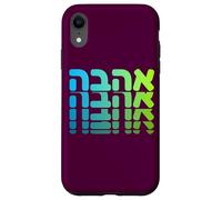 Apoya a Israel Ahava Amor Hebreo Judío Fe Nación Carcasa para iPhone XR