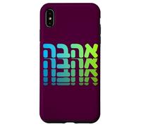 Apoya a Israel Ahava Amor Hebreo Judío Fe Nación Carcasa para iPhone XS Max