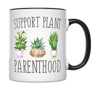Apoya A La Paternidad De Plantas Crazy Plant Lady Taza Porcelana Tazas Cerámica Taza De Café Para Bebidas Café Té 330Ml