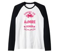 Apoya a los Luchadores admiran a los sobrevivientes honran a los tomados Camiseta Manga Raglan