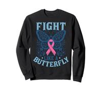 Apoya a sobreviviente de cáncer de Mama - Pink Fight Like A Butterfly Sudadera