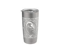 Apoya a tu amante del cuervo del cuervo del asesinato local del arte gótico Vaso térmico de acero inoxidable de doble pared