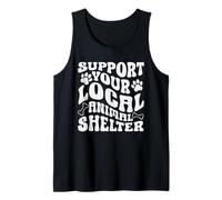 Apoya a tu crianza de Voluntarios de Refugio de Animales Local Camiseta sin Mangas