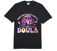 Apoya a tu Entrenador Laboral Local Doula Compañera de Parto Doula Comfort Colors Adult Heavyweight T-Shirt