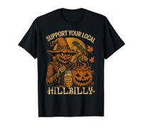 Apoya a tu espantapájaros Local de Hillbilly Pumpkin Pie Moonshine Camiseta
