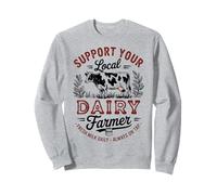 Apoya a tu granjero lechero local Funny Mom Tee Sudadera