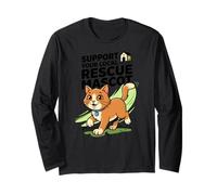 Apoya a tu Mascota de Rescate Local Adopta No compres Gato Manga Larga
