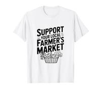 Apoya a tu Mercado de Agricultores Local Ama la Comida Local Camiseta