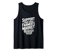 Apoya a tu Mercado de Agricultores Local Ama la Comida Local Camiseta sin Mangas