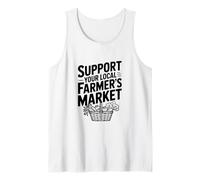 Apoya a tu Mercado de Agricultores Local Ama la Comida Local Camiseta sin Mangas