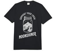 Apoya a tu montaña Local de Tarro de albañil Moonshiner Comfort Colors Adult Heavyweight T-Shirt