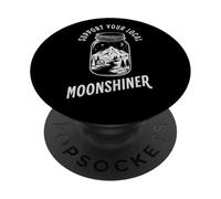 Apoya a tu montaña Local de Tarro de albañil Moonshiner PopSockets PopGrip Adhesivo