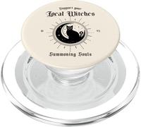 Apoya a Tus Brujas Locales 1692 (gráfico de Gato Brujo) PopSockets PopGrip para MagSafe