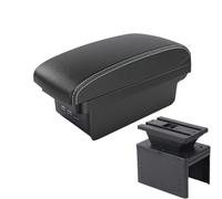 Apoya Brazos Coche Consola Accesorios Para Reposabrazos Universal Para Coche Modelo Central Soporte De Almacenamiento Piezas Reacondicionamiento Interior(B3 Black white 3 USB)