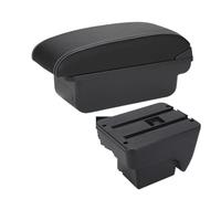 Apoya Brazos Coche Consola Para Seat Para Ibiza Para 6j Para MK4 IV Para 6L 2018-2025 Caja De Almacenamiento De Coche Piezas De Modernización Interior(C3 Black white NOUSB)