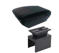 Apoya Brazos Coche Consola Piezas De Repuesto Y Accesorios Para La Consola Central Del Para Fiat 500L SI Reposabrazos Caja Almacenamiento(F All Black No USB)