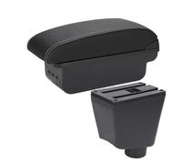 Apoya Brazos Coche Consola Reposabrazos Para Coche Para Clio 4 3 Para Captur Compartimento Para Accesorios, Almacenamiento De Piezas Interior Dedicado(B3 Black white 3USB)