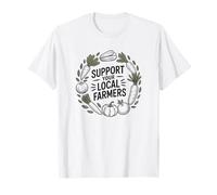 Apoya el diseño vegetal de tu jardín de agricultores locales Camiseta