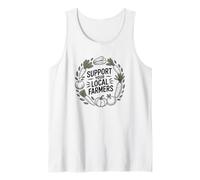 Apoya el diseño vegetal de tu jardín de agricultores locales Camiseta sin Mangas